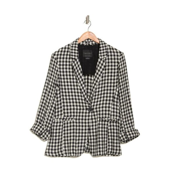 SANCTUARY Ellis Gingham Blazer - Picture 1 of 8